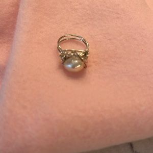 Faux Pearl Ring